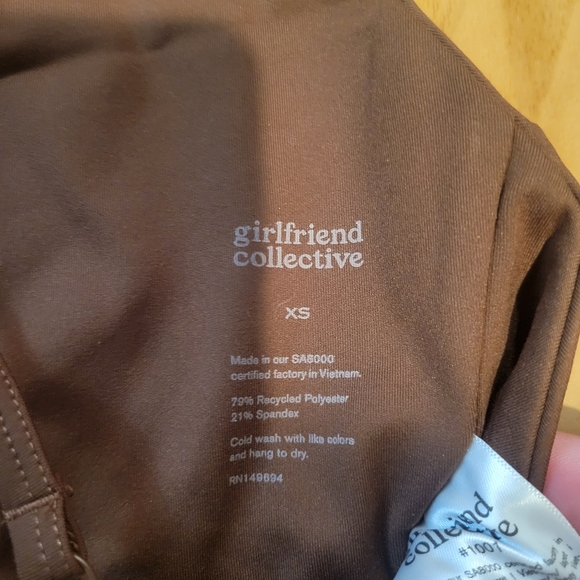 Girlfriend Collective Brown Sports Bra - Picture 10 of 10